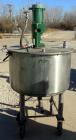 USED: Graco tank, 100 gallon, 304 stainless steel, vertical. 30