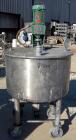 USED: Graco tank, 100 gallon, 304 stainless steel, vertical. 30