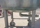 USED: Graco tank, 100 gallon, 304 stainless steel, vertical. 30