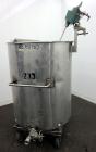 Used- Groen Tank, 200 Gallon, 304 Stainless Steel, Vertical.  38