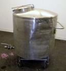 Used Groen Tank, 200 Gallon, 304 Stainless Steel, Vertical.  42