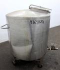 Used- Groen Tank, 200 Gallon, 304 Stainless Steel, Vertical.  42