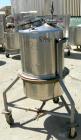 Used Groen Pressure Tank, 60 Gallon, 316 Stainless Steel, Vertical. 24