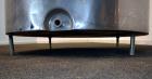 Used Groen Farm Milk Tank, 275 Gallon, Model RW3-275, 304 Stainless Steel, Vertical. Approximate 53’’ diameter x 29’’ straight side. Open top with a full 1 piece hinged cover, sloped bottom. Approxim...