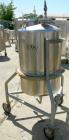 USED: Groen Pressure Tank, 60 gallon, 316 stainless steel, vertical. 24