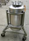 Used Groen Tank, 18 Gallon, 316 Stainless Steel, Vertical. 15-1/2
