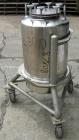 Used- Groen Tank, 18 Gallon, 316 Stainless Steel, Vertical. 15-1/2