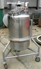 USED: Groen pressure tank, 60 gallon, 316 stainless steel, vertical. 24