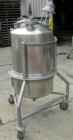 USED: Groen pressure tank, 60 gallon, 316 stainless steel, vertical. 24