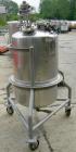 USED: Groen pressure tank, 60 gallon, 316 stainless steel, vertical. 24