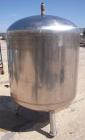 Used Grundy Pressure Tank, 182 gallon, 304 stainless steel, vertical. 38