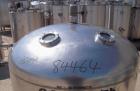 Used Grundy Pressure Tank, 182 gallon, 304 stainless steel, vertical. 38