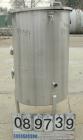 USED: Harry Holland and Sons tank, 140 gallon, 316 stainless steel, vertical. 30
