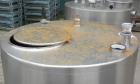 Used Hartel Tank, 400 Gallon, 304 Stainless Steel, Vertical. 45