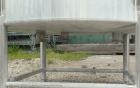 Used Hartel Tank, 400 Gallon, 304 Stainless Steel, Vertical. 45'' Diameter x 60'' straight side. Flat top and bottom. Openings: top 1-1/2'' tri-clamp, 2'' tri-clamp, (2) 3-1/2'' threaded, (2) 3/4'' N...