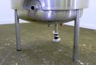 Used Hartel Tank, 125 Gallon (475 Liter), 316 Stainless Steel, Vertical. 30