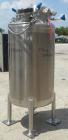 Used ITT Industries Pure-Flo Precision Tank, 165 gallon (625 liter), 316 stainless steel, vertical. 32’’ Diameter x 48’’ straight side, dished top and bottom. Internal rated atmospheric at –20 to 250...