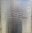 Used ITT Industries Pure-Flo Precision Tank, 165 gallon (625 liter), 316 stainless steel, vertical. 32’’ Diameter x 48’’ straight side, dished top and bottom. Internal rated atmospheric at –20 to 250...