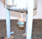 Used Industrial Alloy Fab Pressure Tank, 45 Gallon, 304L Stainless Steel, Vertical. 24 Diameter x 22 straight side, dished top and bottom. Internal rated 35 psi at 400 degrees F. Openings top (2) 1, ...