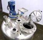 Used- Inox-Maurer AG Pressure Tank, 900 Liter (238 Gallon), 316L Stainless Steel, Vertical. Approximate 39” diameter x 34” s...
