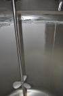Used Inox-Maurer AG Pressure Tank, 900 Liter (238 Gallon), 316L Stainless Steel, Vertical. Approximate 39” diameter x 34” straight side, dished top and bottom. Internal rated -1/2 bar (-14.50/29 psi)...