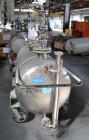 Used- Inox AG Mobile Pressure Tank, 630 Liter (166.48 Gallon), 316L Stainless Steel, Horizontal. Approximate 27 diameter x 6...