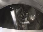 Unused JBF 360 Gallon Stainless Steel Dual-Drive Jacketed Kettle, 316L stainless steel product contact, ASME U-stamped insulated jacket rated 100 PSI at 300F, approximately 360-gallon capacity, dish ...