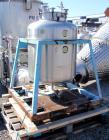 Used Javo N.V. Alkmaar Pressure Tank, 100 Gallon, Stainless Steel, Vertical. 30'' diameter x 30'' straight side, dished top and bottom. Internal rated 50 psi at 300 deg F. 15'' top manway with cover,...