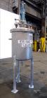 Used Lee Industries Pressure Tank, 113 Gallon, Model 119DBT, Teflon coated 316 Stainless Steel, Vertical, 35