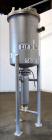 Used Lee Industries Teflon Lined Pressure Tank, 144 Gallon, Model 144DBT, 316 Stainless Steel, Vertical. 30