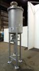 Used- Lee Industries Teflon Lined Pressure Tank, 144 Gallon, Model 144DBT, 316 Stainless Steel, Vertical. 30