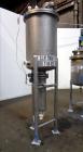 Used- Lee Industries Teflon Lined Pressure Tank, 144 Gallon, Model 144DBT, 316 Stainless Steel, Vertical. 30