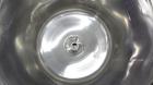 Used Lee Industries Pressure Tank, 15 Gallons, Model 15DBT, 316 Stainless Steel, Vertical.  18” Diameter x 16” straight side, dished clamp down top, dished bottom. Internal rated 60 psi at -20 to 308...