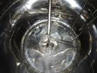 Used Lee Industries Pressure Mix Tank, 200 Liter, 316L Stainless Steel, Vertical