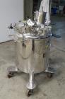 Used Vertical, Industrial Pressure Mix Tank, 200 Liter, Manufactured by Lee Industries Model 200 LDBT