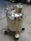 Used Lee Industries 316L Stainless Steel, Vertical Mix Tank, 200 Liter, Model 200 LDBT