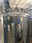 Used Lee Industries Polished Pressure Tank, Model 250DBT. 250 gallon, 316 stainless steel, vertical. 40