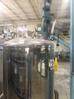 Used Lee Industries Polished Pressure Tank, Model 250DBT. 250 gallon, 316 stainless steel, vertical. 40