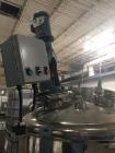 Used Lee Industries Polished Pressure Tank, Model 250DBT. 250 gallon, 316 stainless steel, vertical. 40