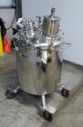 Used Lee Industries, Vertical Mix Tank 316L Stainless Steel, 250 Liter Capacity