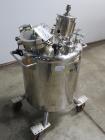 Used Lee Industries, Vertical Mix Tank 316L Stainless Steel, 250 Liter Capacity