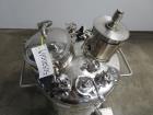 Used Lee Industries, Vertical Mix Tank 316L Stainless Steel, 250 Liter Capacity