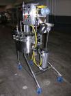 Used Lee Double Motion Vacuum Receiver, 25 Gallon, Model 25SS9MT, Stainless Steel. Rated 75 psi /full vacuum @ 300 F, double motion agitator with side wall scrape and inner opposing paddles, 1.4 hp a...