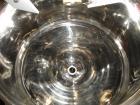 Used Lee Double Motion Vacuum Receiver, 25 Gallon, Model 25SS9MT, Stainless Steel. Rated 75 psi /full vacuum @ 300 F, double motion agitator with side wall scrape and inner opposing paddles, 1.4 hp a...