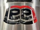 Used Lee Industries Stainless Steel Tank, Approximately 300 Gallons, Model 300DBT, 316L Stainless Steel, Vertical. Approximate 44
