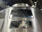 Used Lee Industries Stainless Steel Tank, Approximately 300 Gallons, Model 300DBT, 316L Stainless Steel, Vertical. Approximate 44