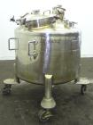 Used Lee Industries Pressure Tank, 500 Liter (132 Gallon), Model 500L DBT, 316L Stainless Steel, Vertical. 40