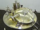 Used Lee Industries Pressure Tank, 500 Liter (132 Gallon), Model 500L DBT, 316L Stainless Steel, Vertical. 40