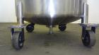 Used Lee Industries Pressure Tank, 132.1 Gallon (500 Liter), Model 500LDBT, 316 Stainless Steel, Vertical. Approximate 34” diameter x 30” straight side. Dished top and bottom. Internal rated Full Vac...