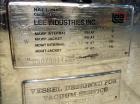 Used- Lee Industries Pressure Mix Tank, 500 Liter, Model 500 LDBT,